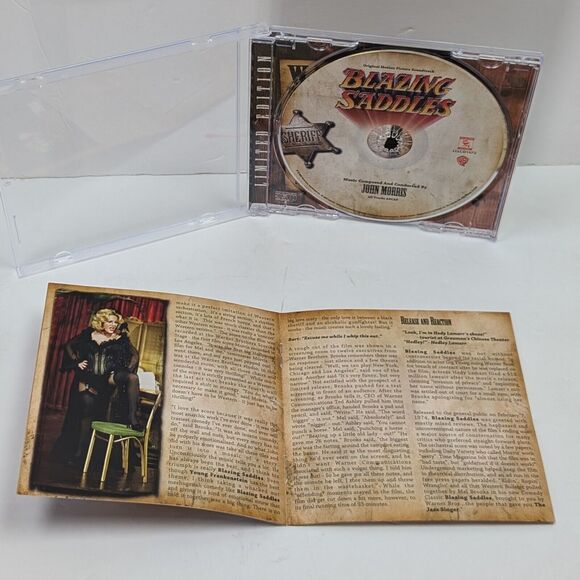 Blazing Saddles Soundtrack Promo CD John Morris Limited Edition 3000 CD's OOP - Picture 4 of 4